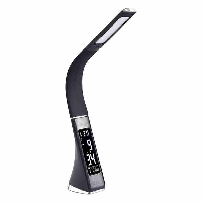 Eye Caring Reading Lamp 3 Gears Adjustable Brightness Calendar Clock