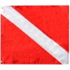 Aqua Nylon Dive Flag 20" X 24" (DF04)