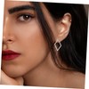 Ipetboom Elegant Geometric Earring Studs for Women Diamond Shaped Design