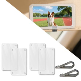 I3DIDEA Acrylic Magnetic Car Visor Photo Frames,Car Interior Accessories