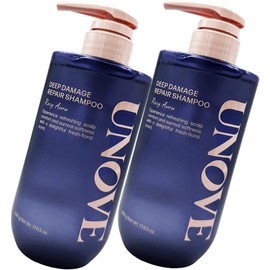 Anob Deep Damage Repair Shampoo Rosy Aura 500g x 2 Damaged Hair Care Fresh Floral Fragrance / 어노브 딥 데미지 리페어 샴푸 로지 아우라500g x2개 손상모케어 프레시 플로럴향