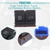 A ABSOPRO 1 Piece Fuel Tank Door Boot Lid Button