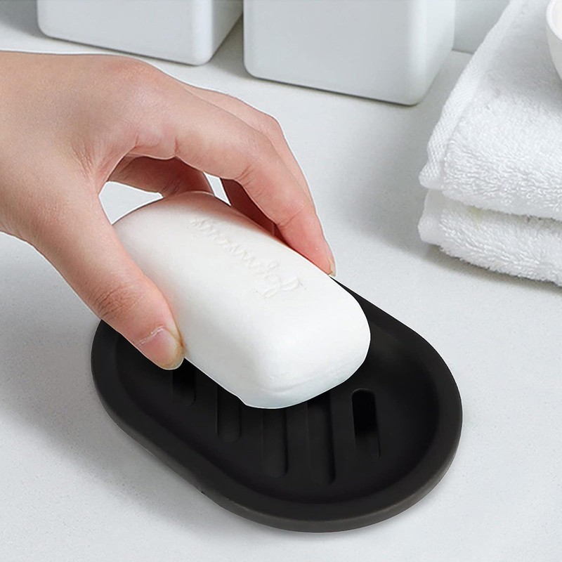 2-pack Soap Dish, Soap Holder, Soap Saver, Easy Cleaning, Dry,