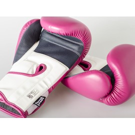 Paffen Sport FIT Boxing Gloves with Breathable Mesh Palm for Boxing, Kickboxing, Muay Thai, K1 and Other Martial Arts, pink