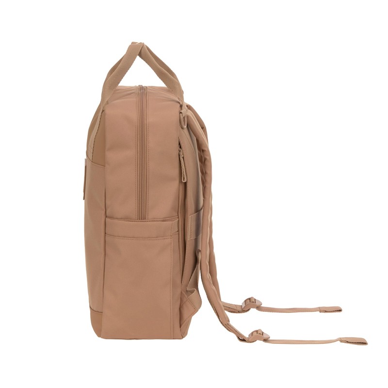 LÄSSIG GRE Vividal Almond Baby Changing Backpack with Changing Mat,