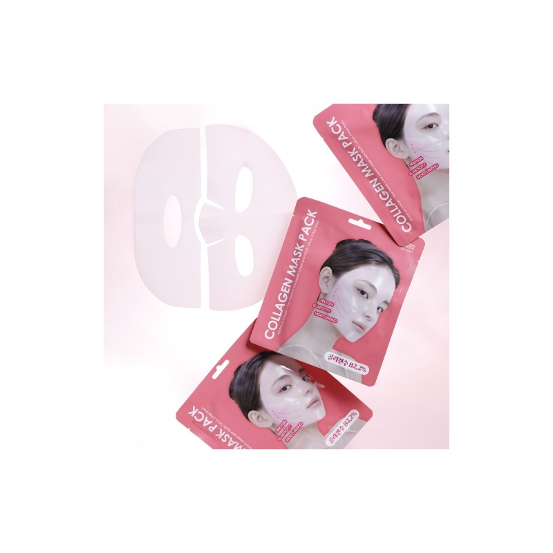 TenZero Bouncy Peptide Collagen Mask Pack 3 Sheets / 텐제로