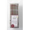 Asahi Koyo Portable Cushion, Folding, Grayish Red, Tartan Check, Approx.