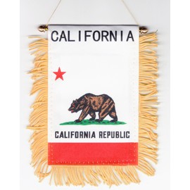 California - Window Hanging Flag