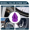 TUCKBOLD 4 Pcs Tire Valve Stem Caps Stylish 7x23mm Tyre