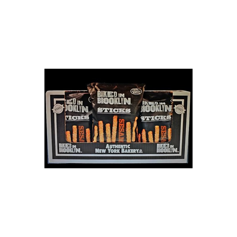 Baked in Brooklyn Breadsticks Certified Kosher - Sesame 6 oz
