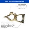 Vaphy 300-Amp T-Style Welding Ground Clamp Brass