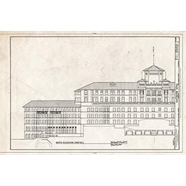 Historic Pictoric : Blueprint HABS Cal,19-PASA,12- (Sheet 9 of 15) - Huntington Hotel, 1401 South Oak Knoll Avenue, Pasadena, Los Angeles County, CA 12in x 08in