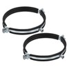 PATIKIL Split Ring Pipe Hanger, 2Pcs 6"(150mm) Zinc Plated Iron