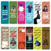 Creanoso Funny Master Degree Graduation Bookmarks (2-Sets X 6 Cards)