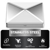 Stainless Steel Pyramid Post Cap for True 6x6 Wood Posts