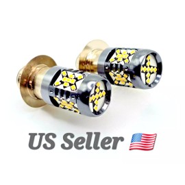 Superlative Supplies 2 Superior LED headlight bulbs for JD Deere OEM LVU802876 12v 25/25w headlamp