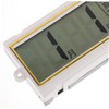 jojofuny Multifunctional Display Wall Clock with Lunar Calendar Temperature Elegant