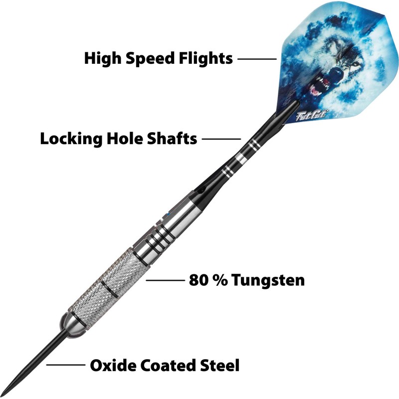 Fat Cat by GLD Products Unisex Predator Darts, Black UK