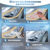 Qunbanty Scheinwerfer Aufbereitung Set,800G Reparaturflüssigkeit Scheinwerfer Bedampfen Set,Scheinwerfer Reparatur Set,Scheinwerfer