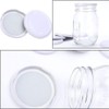 12 Pcs Jam Jars Polished Metal Twist-off Lids for Preserving
