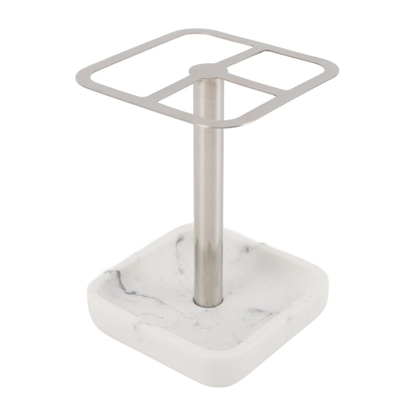 Toothbrush Holder Rustproof 304 Stainless Steel Toothpaste Storage Stand 3