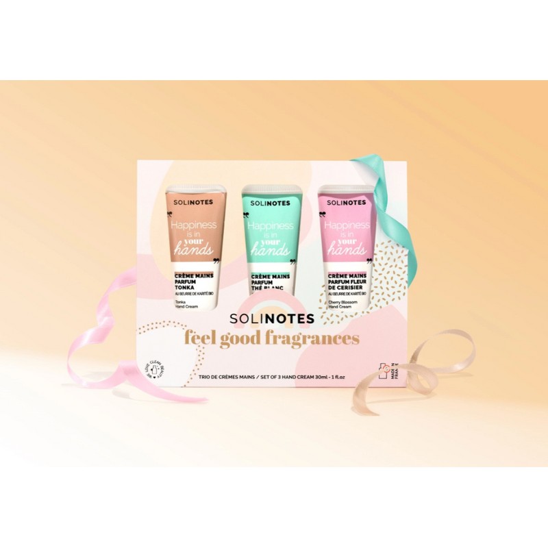 Solinotes, Hand Cream Trio Gift Set. Vegan