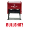 Bullshit! Self Inking Rubber Stamp (Red Ink) - Large