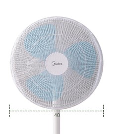 Fan Cover, Fan Safety Cover, Diameter 15.7 - 17.7 inches (40 - 45 cm), String Fastening Type, Safety Fan Cover, For Babies, Children, Finger Scissors Prevention, Safety Net, For Home and Commercial