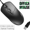 Raysha Wired Computer Mouse, USB Wired Optical Mouse for Home