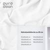 puredown Fitted Sheet 180 x 200 cm Microfibre Bed Sheet