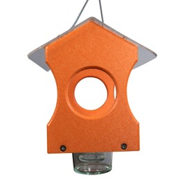 JCs Wildlife Nature Products USA Poly Lumber Orange Oriole Bird Feeder 3000