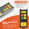 Fulgutonit 2-in-1 Wireless Crane Remote Control,12V Dump Trailer Controller, Industrial