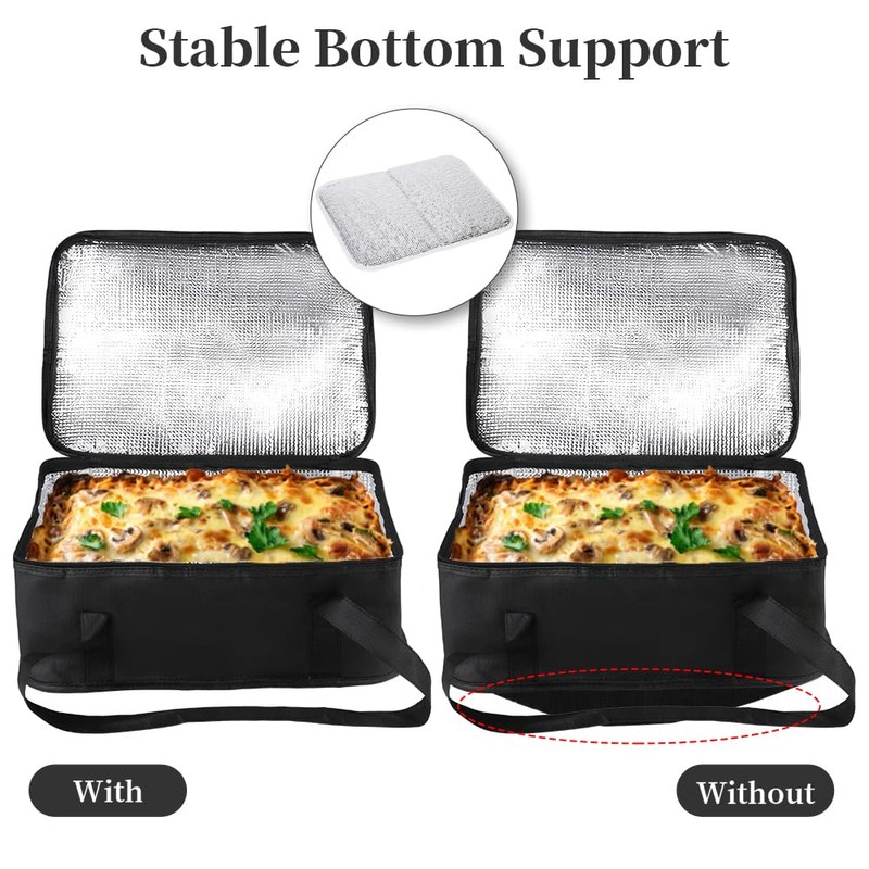 Bodaon Insulated Casserole Carrier Bag, Fits 9x13 and 11x15 Inch