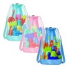 Yamobi Pack of 3 Beach Toy Mesh Bags for Children,