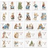 Weihnachtskarten 24 Stück Postkarten, Tierisch schön, Boho Deko, Design, Illustration,