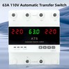 63A 110V Automatic Transfer Switch, Auto/Manual Generator Transfer Switch, DIN