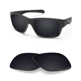 BlazerBuck Anti-salt polarised replacement lenses for Oakley Jupiter Squared OO9135, Black polarised