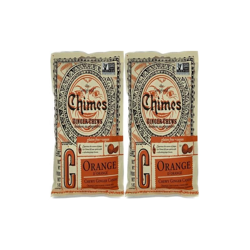 Chimes Ginger Chews Candy Multiple Flavors Available 5 oz (2