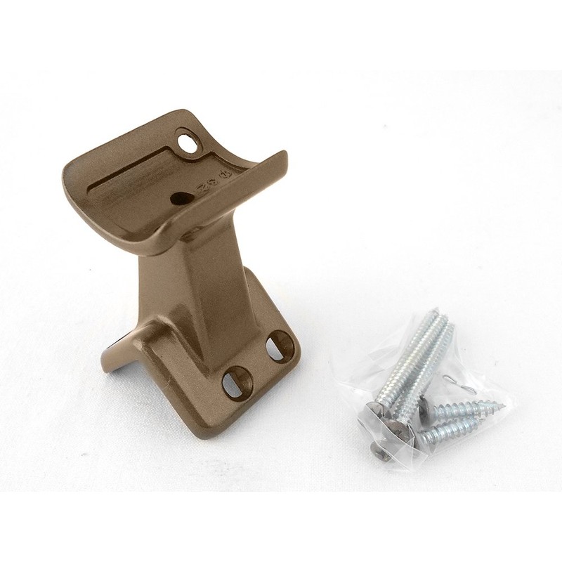 WAKI Warming Handrail 32 Bracket 32T-22 Corner Receptor, Bronze