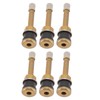 10 Pcs Valve Stems Straight Brass Heavy Duty Clamp in