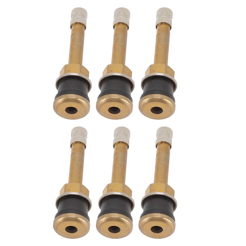 10 Pcs Valve Stems Straight Brass Heavy Duty Clamp in