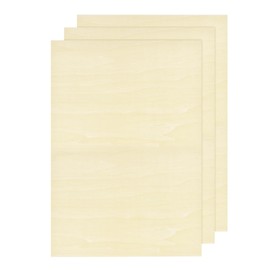 MECCANIXITY 3pcs Basswood Sheet 18 x 12 x 3/16 Inch Unfinished Wood Boards Plywood for Crafts Laser Cutting with Smooth Surfaces