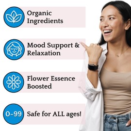 Herb Lore Anxia-T Ease Tincture – Herbal Mood & Relaxation Support with Passionflower, Lavender, Chamomile and Flower Essences (4 fl oz)