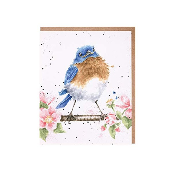Wrendale Designs Greeting Card - THE BLUEBIRD (Bluebird)