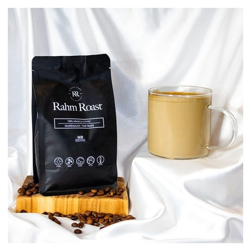RAHM ROAST Double Washed Coffee Beans, Single Sourced Clean Medium