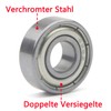 Pxyelec 10pcs Deep Groove Ball Bearings Skateboard Bearings Double Shielded