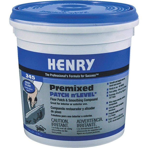 Henry, W.W. Co. 12064 12064 Gallon Pre-Mixed Floor Patch ARDEX LP 12064 GAL FLR, 1 Gallon, 128 Fl Oz, Gray
