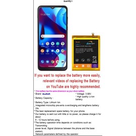 For Motorola Long Life 4100mAh Extended Slim Battery for Motorola Moto G Pure XT2163-2 Phone