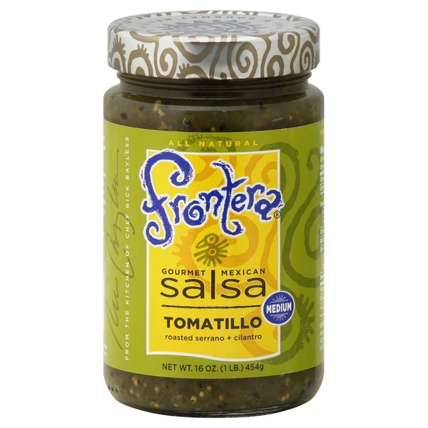 Frontera Medium Tomatillo Salsa, 16-ounce Jars (Pack of 6)