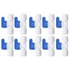 10Pcs Inline Shut Off Ball Valve 3/8in OD Plastic Quick